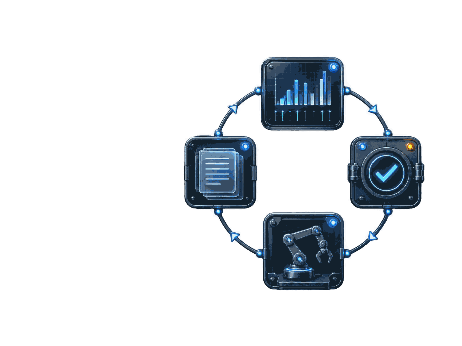 Agent evaluation loop: task, agent, checks, human review